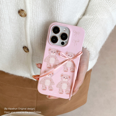 iPhone16pro光面菲林可爱硬壳