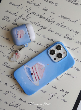 莓果蛋糕适用于华为Mate0pro磨砂菲林MATE80半包硬壳mate50/mate60/P40/p60/P50手机壳mate40小众创意pura80