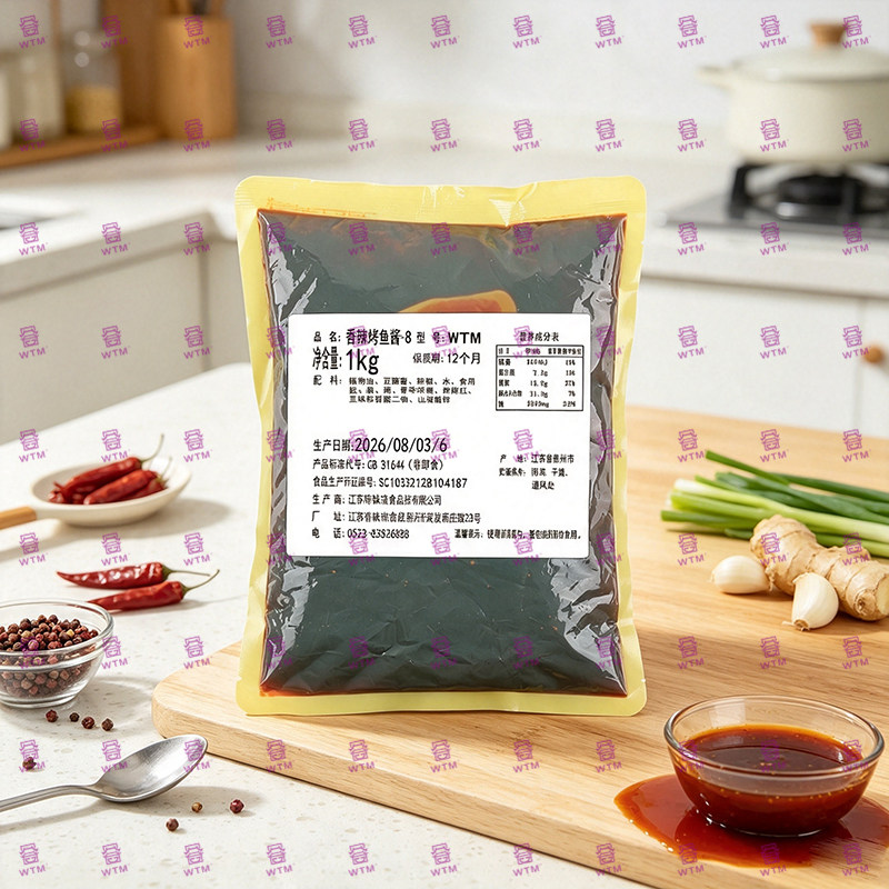 特味浓香辣烤鱼酱1kg NB0078万州烤鱼调料商用家用底料佐料