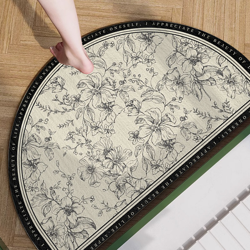 嘉瑞宝硅藻泥复古浴室吸水地垫