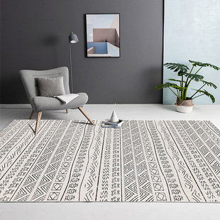 现代简约沙发茶几地毯家用满铺卧室床边毯 摩洛哥地毯客厅2023新款
