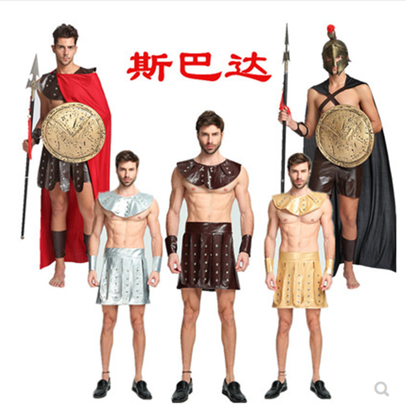 万圣节古希腊罗马武士成人服装