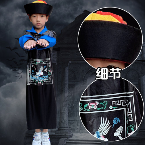 万圣节成人儿童僵尸服送帽子