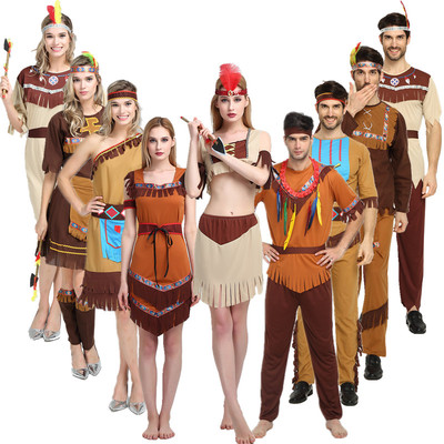 万圣节服装cosplay衣服成人非洲
