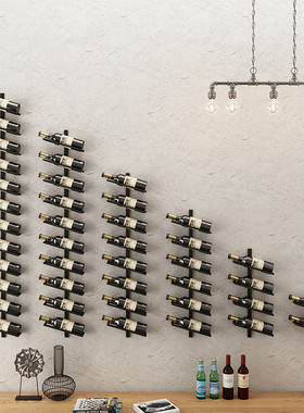 创意壁挂酒架壁挂式红酒架吧台酒柜酒架葡萄酒架侧挂墙壁酒架