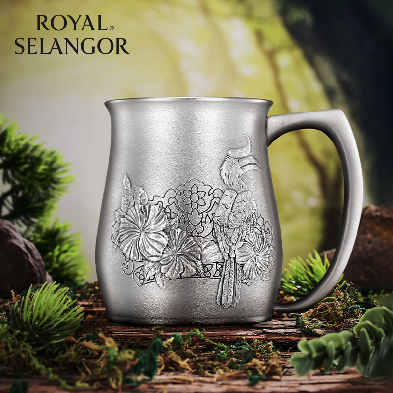 皇家雪兰莪ROYAL SELANGOR 马来风情手工锡制水杯酒杯茶杯送礼
