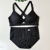 2025新款 运动健身聚拢侧收透气吸汗速干交叉美背无钢圈文胸套装