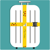 行李箱捆绑带十字拉杆箱打包带防开加固定绳卡扣加厚皮卡丘宝可梦