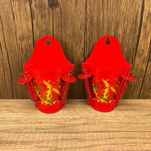 壁挂小香炉门神拜神香炉铁皮