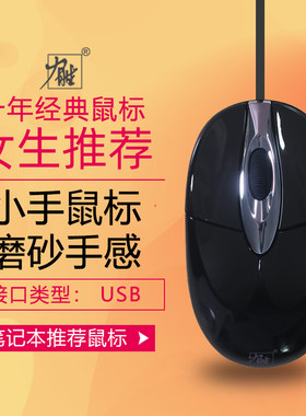 力胜有线USB小手笔记本鼠标