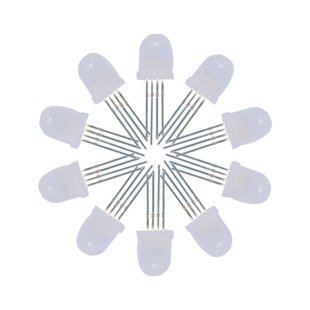 全彩内置直插灯珠 P9823 APA106 WS2818 F8 F5 草帽灯珠RGB 5V