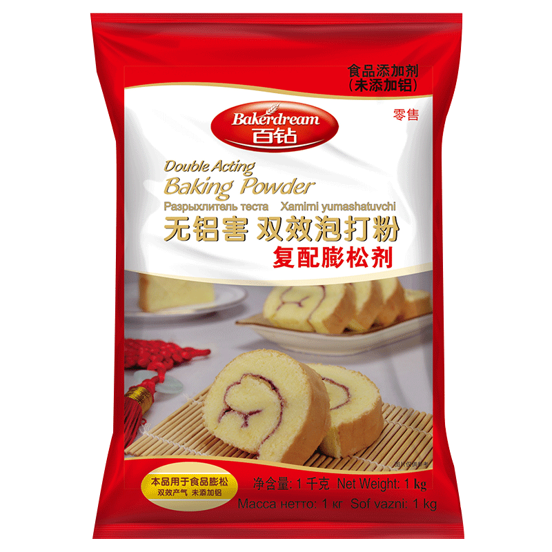 百钻无铝双效泡打粉馒头包子面包