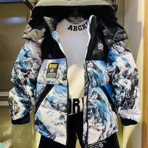 ABCKIDS童装2021冬款男童外套厚保暖白鸭绒羽绒服上衣 F152309365