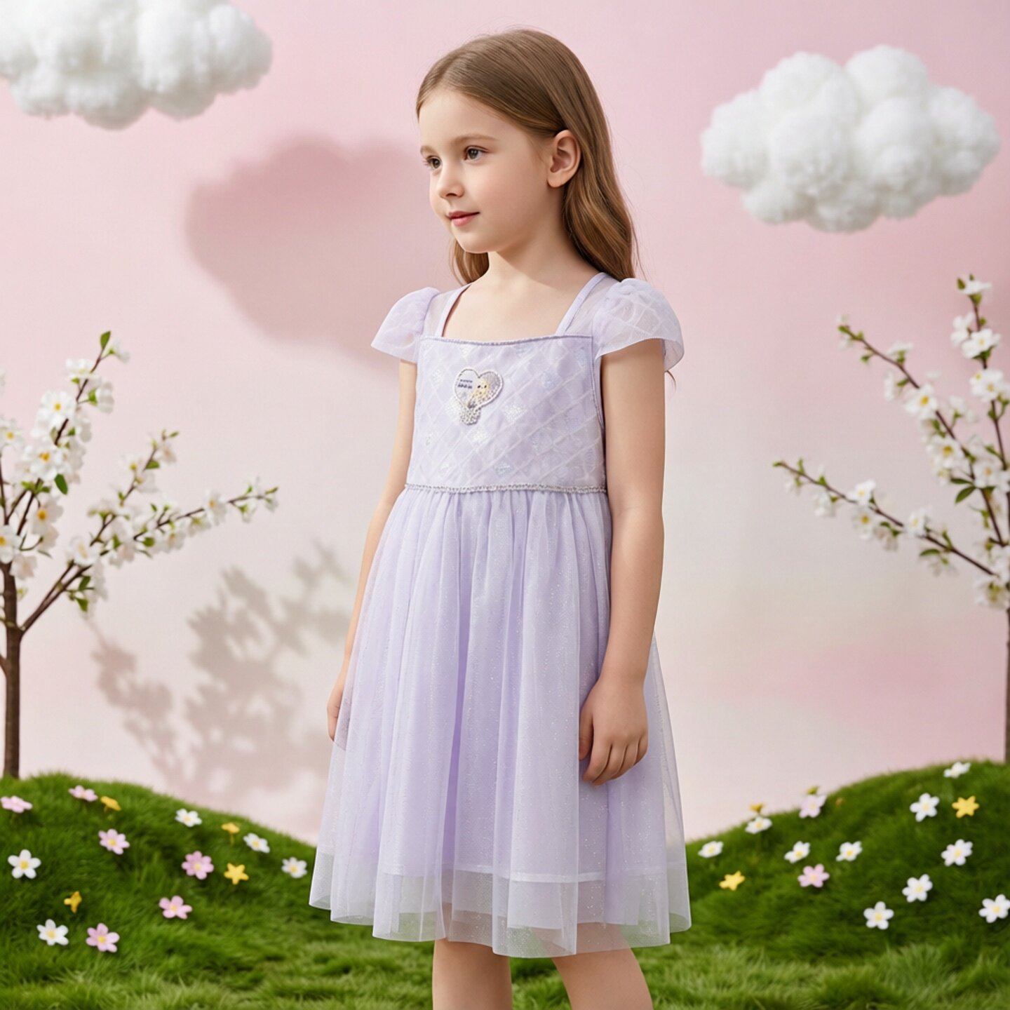 ABCkids童装女童夏款商场同款连衣裙子生日公主裙纱裙F521616238