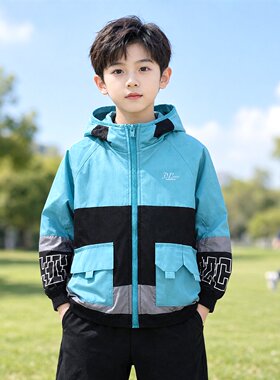 abckids童装秋季奥特曼冲锋外套