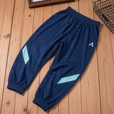 商场同款男童透气防蚊束脚裤