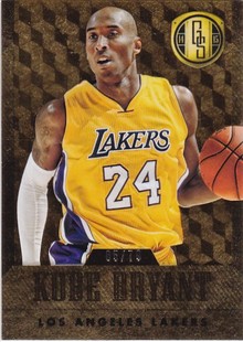 湖人队 科比 素 金砖限79金元 MJ卡世界 NBA球星卡 Panini