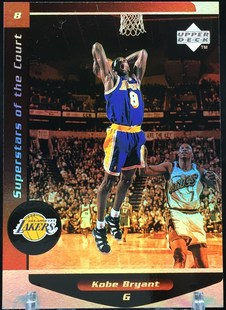 科比 布莱恩特 折射特卡 经典 1998 NBA球星卡 湖人队