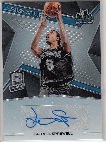 nba球星卡 panini 狂人 斯普雷维尔 签名 亲笔签字卡限75