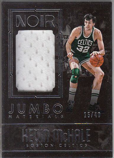 nba球星卡 panini noir 50大巨星 凯尔特人 麦克海尔 球衣卡限40