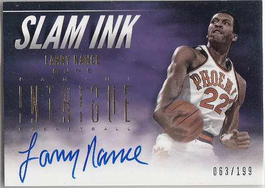 NBA球星卡 Panini骑士队传奇拉里南斯签名亲笔签字卡限199