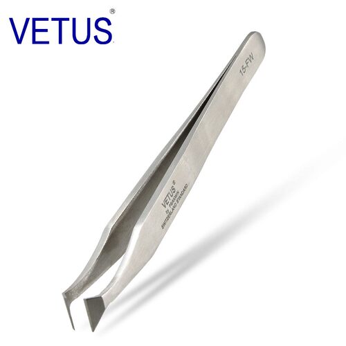正品VETUS镊子15FW高精密剪切镊子剪线剪刀无磁耐酸碱铜丝夹子钳