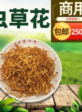 金虫草花蛹虫草子实体250克 沙县小吃配料传统滋补营养品炖罐煲汤