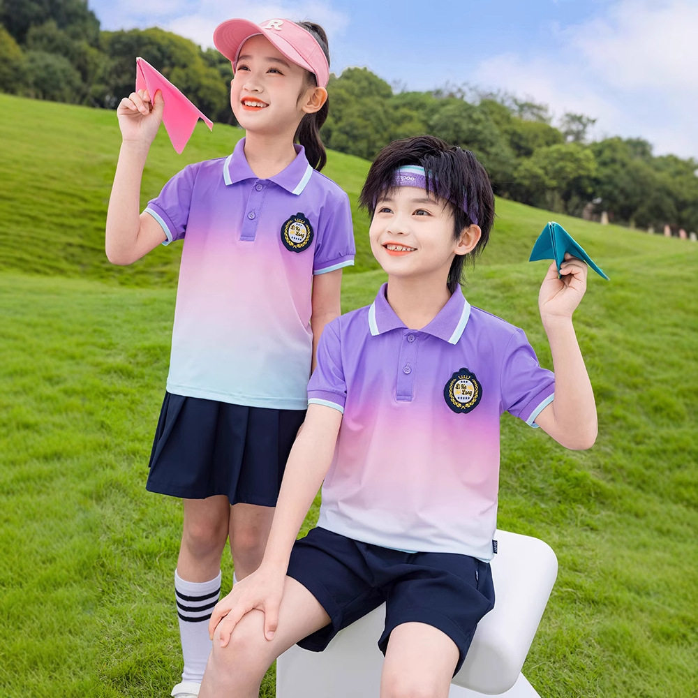 小学生校服夏季儿童班服套装幼儿园园服春秋装三件套运动会