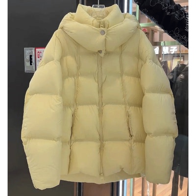 独特超好看连帽短款棉服