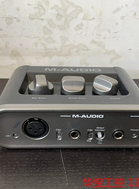 议价 M-AUDIO fasttrack 声卡，原装无修，正常使用
