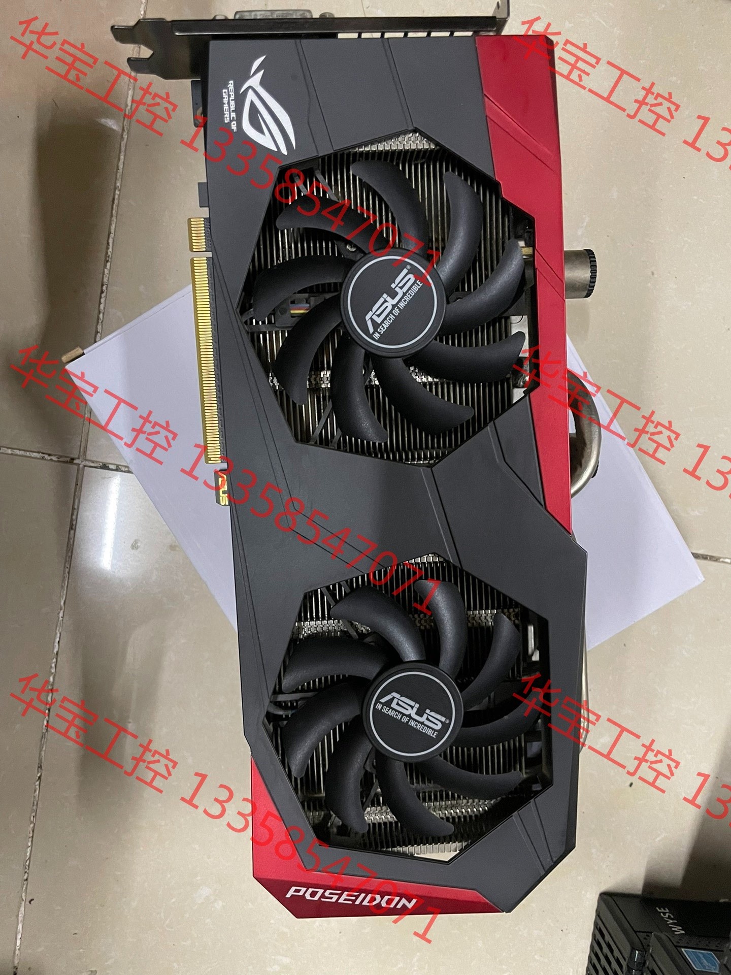 议价 华硕 ROG GTX980Ti 波塞冬显卡,6G显存,一体式