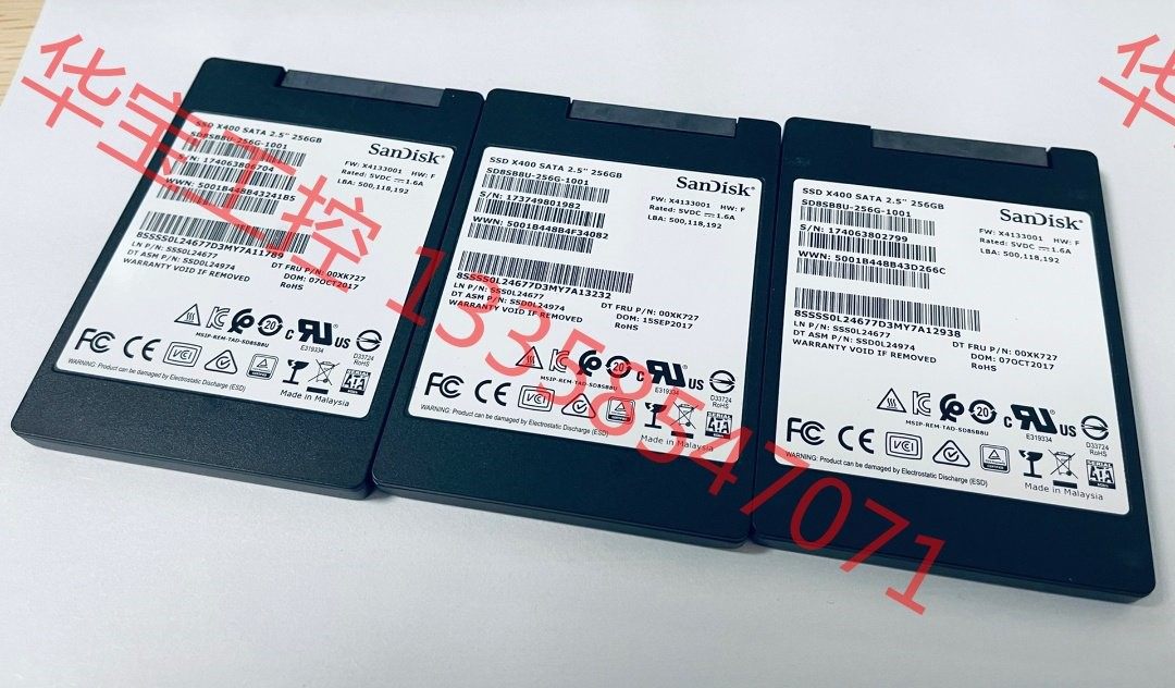 议价 闪迪x400 256g 固态硬盘 通电4小时超好成色!