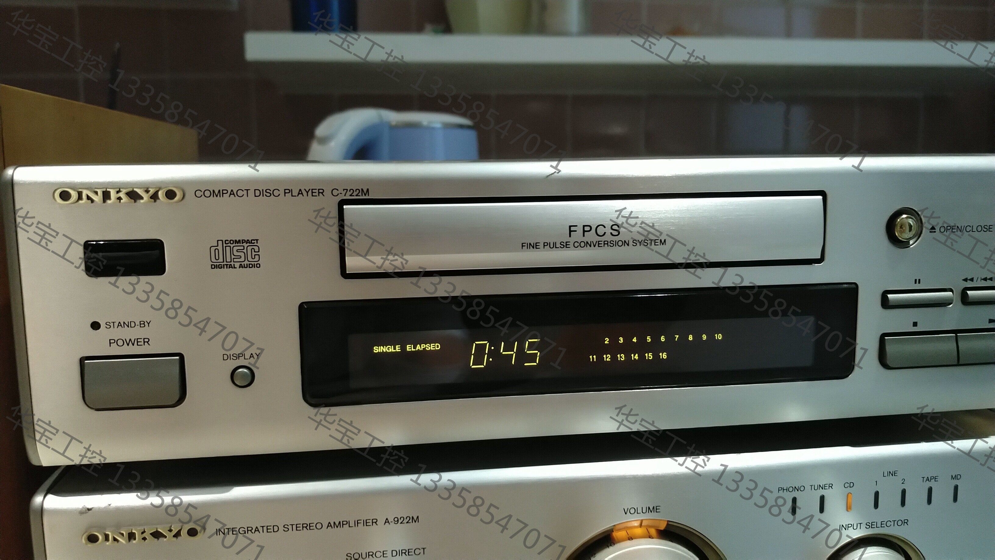 议价 出收藏安桥922?722,功放和cd机.