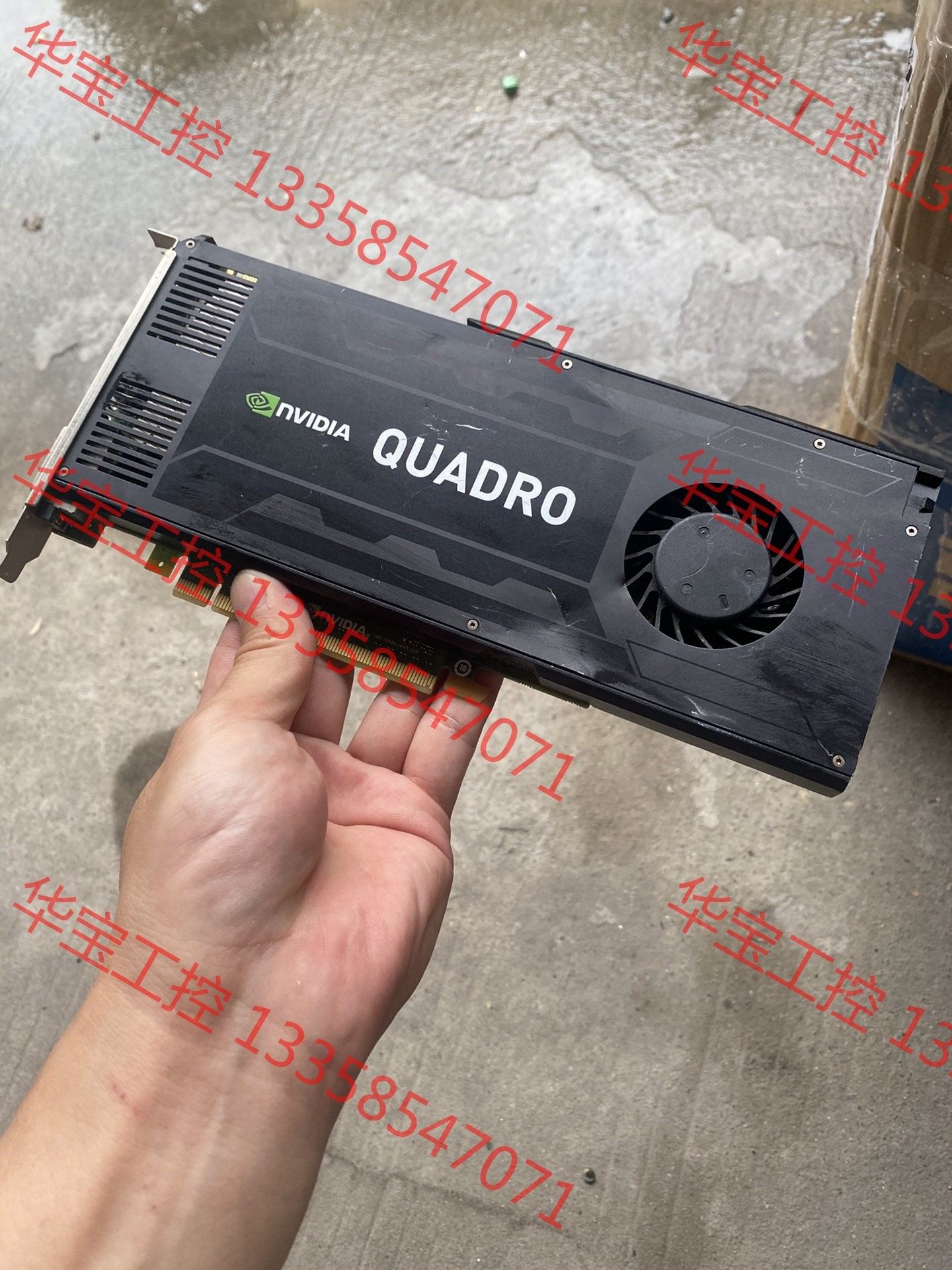 议价 丽台k4000显卡  拆机显卡成色如图,铝有点小变形,专业的