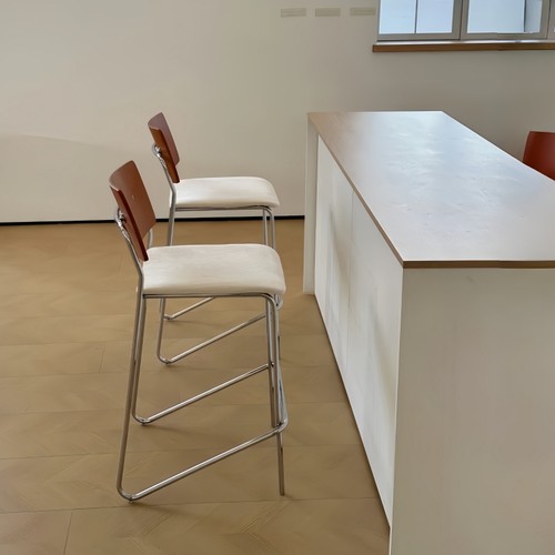 中古风吧台椅家用岛台高脚椅凳子