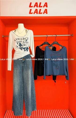 辣辣家6860#长袖上衣 颜色:深蓝 黑色 灰白 尺码:M L XL