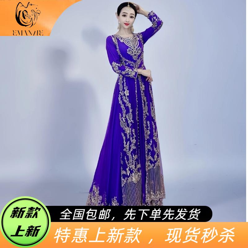 刺绣民族风连衣裙依曼轻肤网纱
