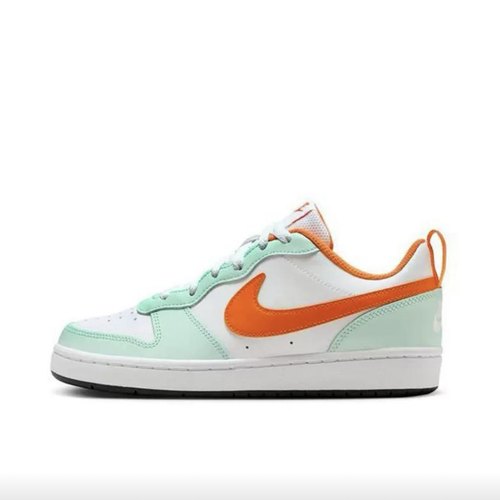 耐克潮流复古耐磨板鞋防滑白绿橙