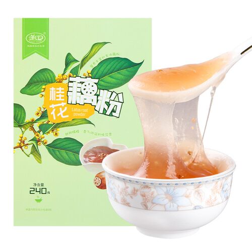 莲田洪湖桂花原味红枣藕粉小袋装
