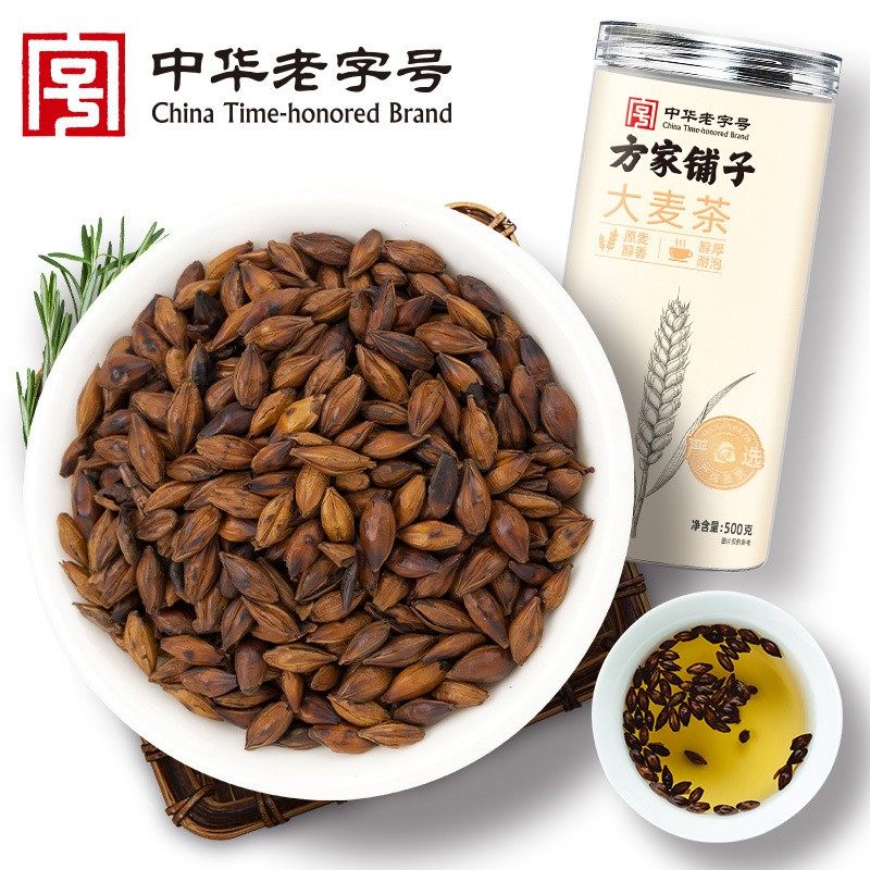 方家铺子品牌严选大麦茶500g罐装