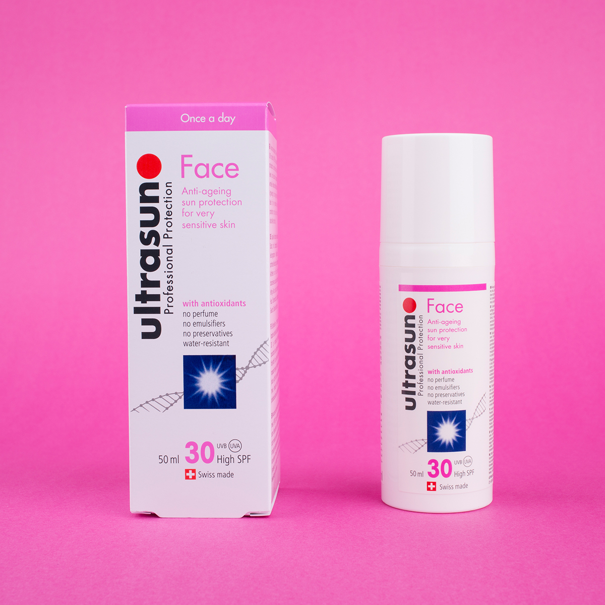 余点瑞士优佳敏感肌面部专用清爽不油腻隔离防水防晒乳SPF30