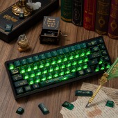 哈利波特 个性 斯莱特林PBT 双拼透光 化原厂键帽 PC键帽 佩森