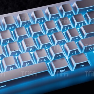 折影键帽 2.0 棱角透光侧刻RGB光效原厂高度键帽磁轴机械键盘佩森