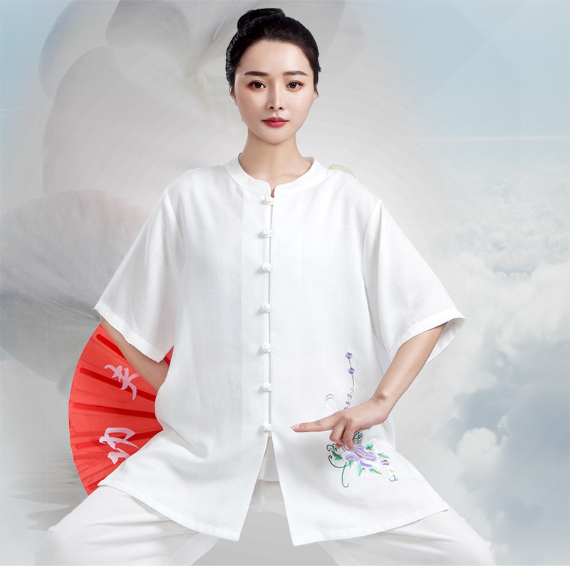 男女时尚薄款棉麻太极服中国风