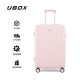 UBOX纯PC大容量26寸拉杆箱行李箱双层拉链耐用男旅行箱女20登机箱