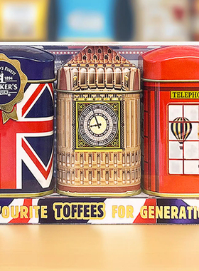 2026新品年货Walkers沃尔克斯什锦太妃糖210g英国零食糖果软糖