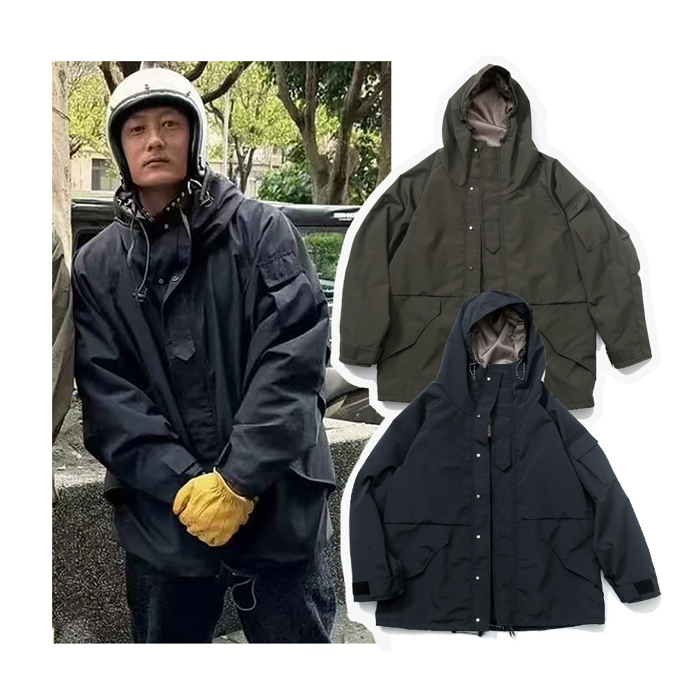 防风防水透气 MADNESS余文乐同款工装风连帽风衣男多口袋夹克外套,男装,风衣,淘宝优惠券,粉丝福利购,淘宝优惠卷