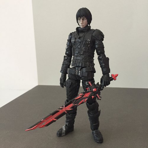 1/12长剑武器 适配figma机娘改件shf兵人6寸可动素体散货可动配件