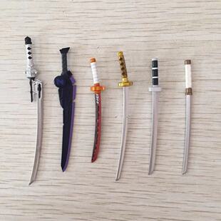 3.75寸刀剑武器配件1/18特种部队兵人偶可动手办散货场景微缩模型