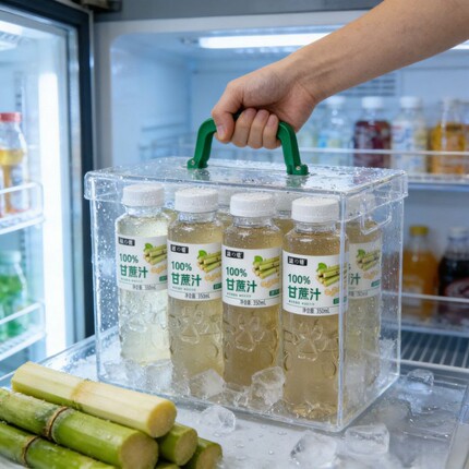 【100%甘蔗汁】益喔鲜榨甘蔗汁原味原汁饮品350ml健康无添加饮料